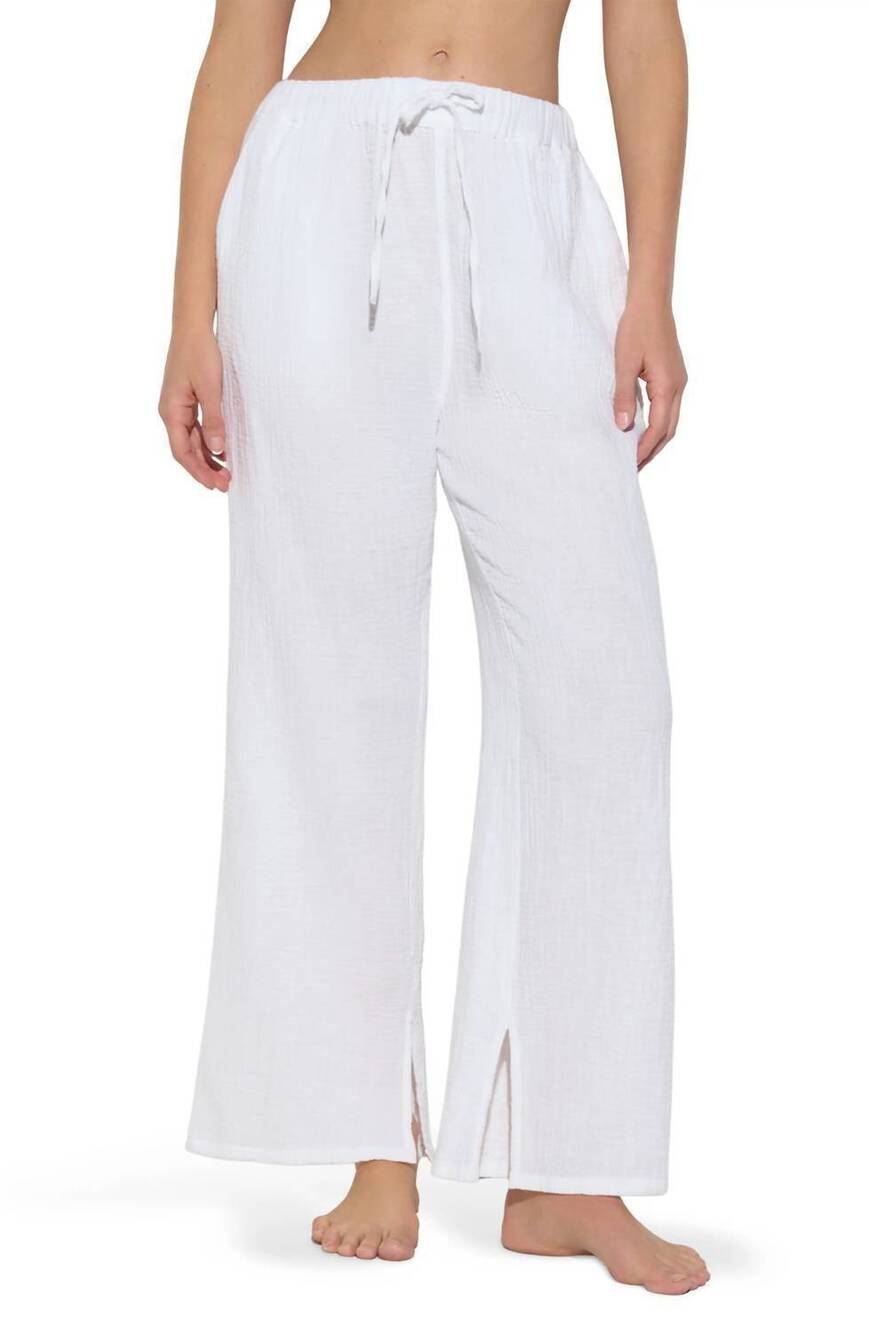 NEW SPIRITUAL GANGSTER inner gaze page pant in white
